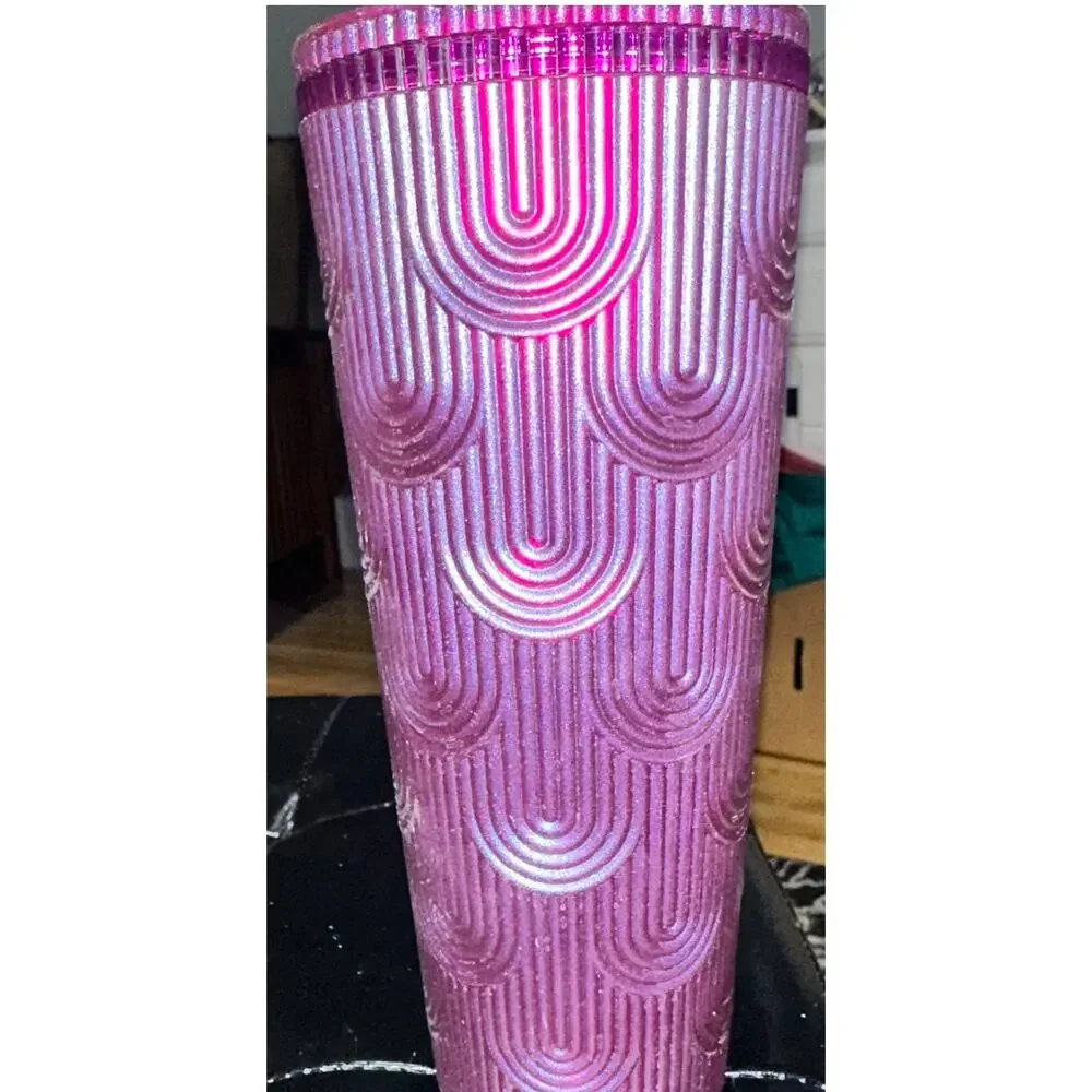 Starbucks 2024 NEW Purple Pearl Shell Mermaid Siren Scales Venti Tumbler 24oz